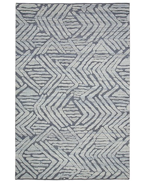 6060L Light Blue/Dark Gray - Feizy