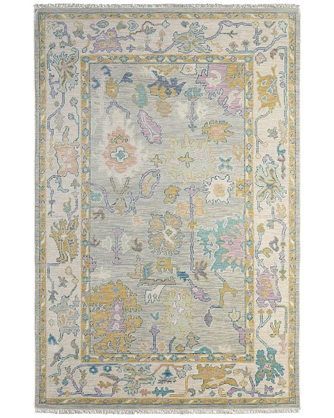 6791F Silver/Green - Feizy