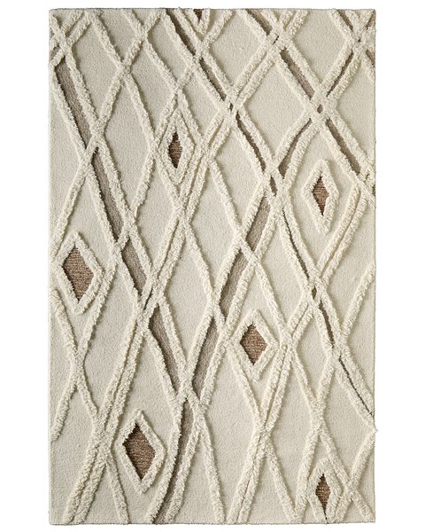8008F Ivory/Brown - Feizy