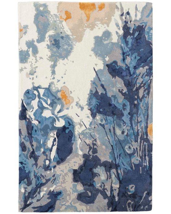 ブルーのブハラ　120x80cm 8871F Blue - Feizy